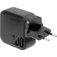 EnerGea ad. Réseau. 1Xusb+3Xusb-Cpd-Pps-Qc 3.0 100W 3C1A Noir/Noir Us+Eu Travelite Gan100