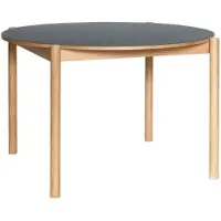 Hubsch Table oblique ronde noire