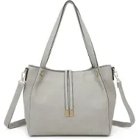 Gallantry Sac à main pour femme en gris - Sac d'école, sac d'épaule, sac crossbody et sac de travail tendance