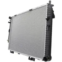 Hella Radiateur de refroidissement moteur, ailettes soudées, 640 - 498 mm, , pour notamment la Mercedes-Benz Classe E
