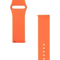 Tactical 22mm Silicone Watch Strap and Watch Band (22 mm, Silicone), Sangles de montre, Orange