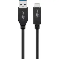 Pro 41074 Câble USB 3.1 Gen 2 A/USB C 1,0 m