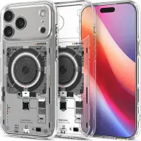 Spigen Ultra Hybrid MagSafe (Apple iPhone 17 Pro Max), Coque pour téléphone portable, Transparent