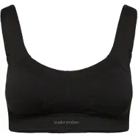Icebreaker Queens Clasp Sports Bra Noir M Femme