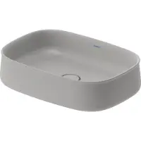 Duravit Vasque à poser Zencha sans robinetterie et bloc de robinetterie 550x390mm gr sdm (390 mm, 550 mm)