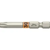 Wera Bit 867 TORX HF 1/4 pouce TX 30 L.50mm avec code couleur
