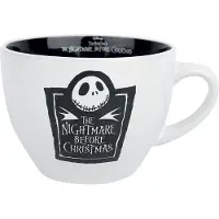 The Nightmare Before Christmas Mug Disney de - Tasse pour Cappucino - pour Indifférent - noir/blanc - Taille Standard