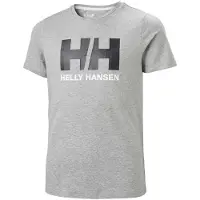 Helly Hansen Logo Short Sleeve T-shirt Gris 8 Years Enfants