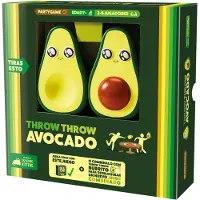 Asmodee Throw Throw Avocado Card Game Spanish Version Jaune Enfants