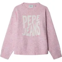 Pepe Jeans pour fille. PG7000013 Pull Bekky rose (14 Años), Classique, Polyester, Manche longue, mode enfantine