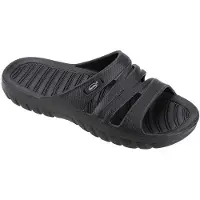 Fashy Chaussures Femmes Hommes Tongs de bain Ultraléger 7541, Taille:36, Couleur:Noir