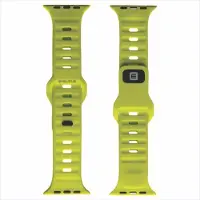 Evelatus Strap Watch 42/44/45 Sport Silicone Loop Ultra Yellow (Silicone), Sangles de montre, Jaune
