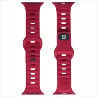 Evelatus Strap Watch 42/44/45 Sport Silicone Loop Dark Red (Silicone), Sangles de montre, Rouge