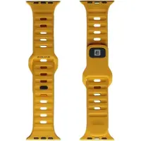 Evelatus Strap Watch 42/44/45 Sport Silicone Loop Gold (Silicone), Sangles de montre, Or