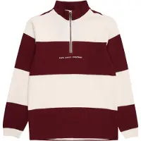 s.Oliver T-Shirt bordeaux / blanc