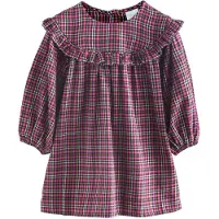 Next Robe violet / noir / blanc