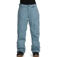 Volcom - Pantalon de snow imperméable et respirant - Pollock Pant W Denim pour Femme - Taille M - Bleu