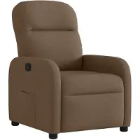 vidaXL Fauteuil relax brun Tissu