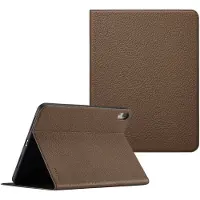 Selencia Coque tablette Riva pour Apple iPad 11 (2025) 11 pouces A16 / iPad 10 (2022) 10.9 pouces - Mocha Brown