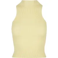 Urban Classics Tops en tricot jaune clair