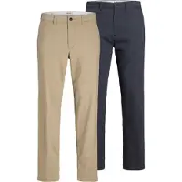 Jack & Jones Pantalon chino 'JPSTKane Dave' sable / bleu marine