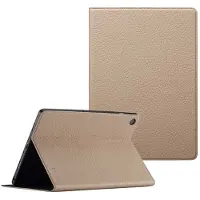 Selencia Coque tablette Riva pour Samsung Galaxy Tab A9 Plus - Beige