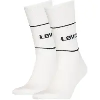 Levi's Chaussettes - 2 Pack - White - - 39/42 - Chaussettes