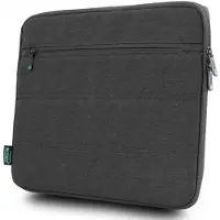 Urban Factory Étui éco-conçu pour ordinateur portable fabriqué à partir d'animaux recyclés 15/16 (16"), Sac pour notebook, Vert, Gris