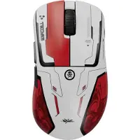 Pulsar Xlite V4 - Medium Size 2 (Filaire, Sans fil), Souris, Blanc, Rouge