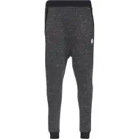 Just rhyse Pantalon homme confortable, avec cordon de serrage et poches, 300 g/m² coton, noir