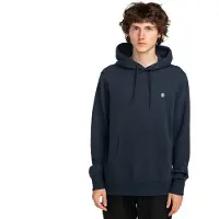 Element - Sweat à capuche - Icon Embroidery Hooded Sweatshirt Eclipse Navy pour Homme en Coton - Taille S