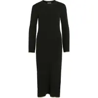 Vila Kerry Long Sleeve Long Dress Noir M Femme