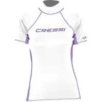 Cressi Rash Guard Lady T-shirt à manches courtes White/Lilac S