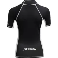 Cressi Rash Guard Lady T-shirt à manches courtes Black/White M