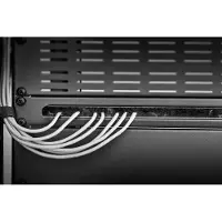 Renkforce RF-3429146 Panneau brosse pour armoire réseau 19 pouces 1 UH Noir