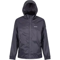 Regatta Veste de pluie pour homme Lyle IV, légère, imperméable RG3476 (L) (Gris foncé)