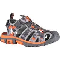 Trespass - Sandales pour enfants "Jaime" TP6345 (33 UE) (Gris/Orange)