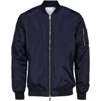 Selected Archive Bomber Jacket Bleu