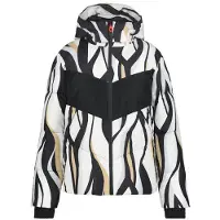 Icepeak - Doudoune de ski - Elsra W Downlook Jacket Black White pour Femme - Taille 40 FI - Blanc