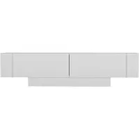 Skye Decor , Matera - White, Blanc, Meubles TV, blanc, 150 x 41,6 x 31,5 cm
