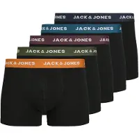 Jack & Jones Boxers 'JACOliver' olive / orange / noir / blanc