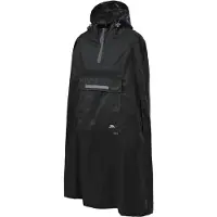 Trespass Qikpac Poncho de pluie unie à capuche TP422 (S) (Noir)
