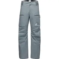 Mammut - Pantalon de ski thermique et isolant - Stoney HS Thermo Pants Men Strata pour Homme - Taille L - Gris