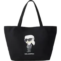 Karl Lagerfeld Ikon Aquarelle Shopper Couleur Noir