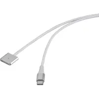 Renkforce Câble de charge USB Magsafe 3 USB-C 3 1.00 m blanc connecteur magnétique (RF-6437914)