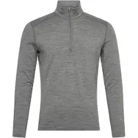 Icebreaker - Première couche en laine de mérinos - M Merino 200 Oasis LS Half Zip Gritstone Heather en Laine - Taille L - Gris