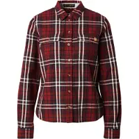 Superdry Chemisier beige clair / marine / rouge foncé