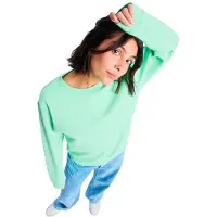Roxy Surf Stoked Vintage Sweatshirt Vert XS Femme