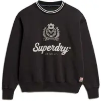 Superdry Pull-over noir / blanc