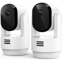 Arlo Essential 3 2K Pan-Tilt-Zoom Indoor Security Camera, IP Security Camera, Indoor, Cable, Auto Pan, Ceiling/Table, White